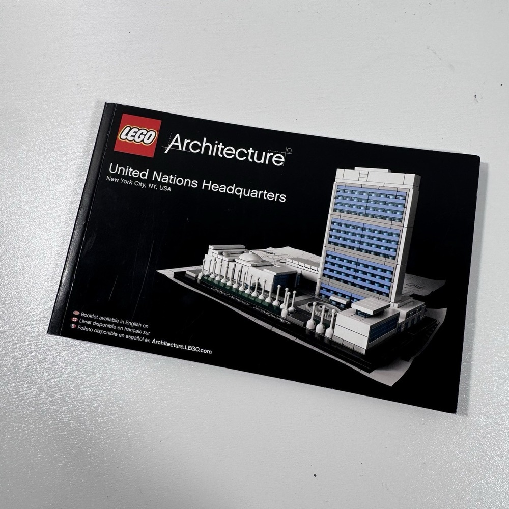 INSTRUCTIONS‎ ONLY  LEGO ARCHITECTURE: United Nations Headquarters 21018